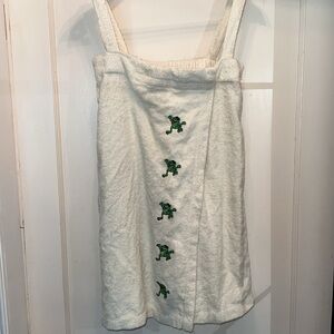 Vintage Sarah Bentley towel wrap bathrobe bath towel